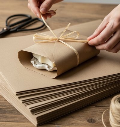 Kraft Ambalaj Kağıdı Tabaka - 70x100 cm (10 Adet)