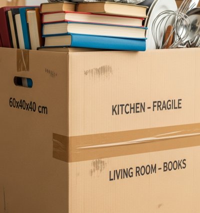 Çift Oluklu Taşıma Kolisi - 60x40x40 cm